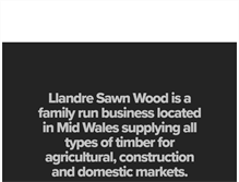 Tablet Screenshot of llandresawnwood.co.uk